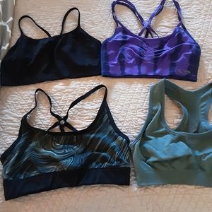 Womens exercise/yoga tops all 4